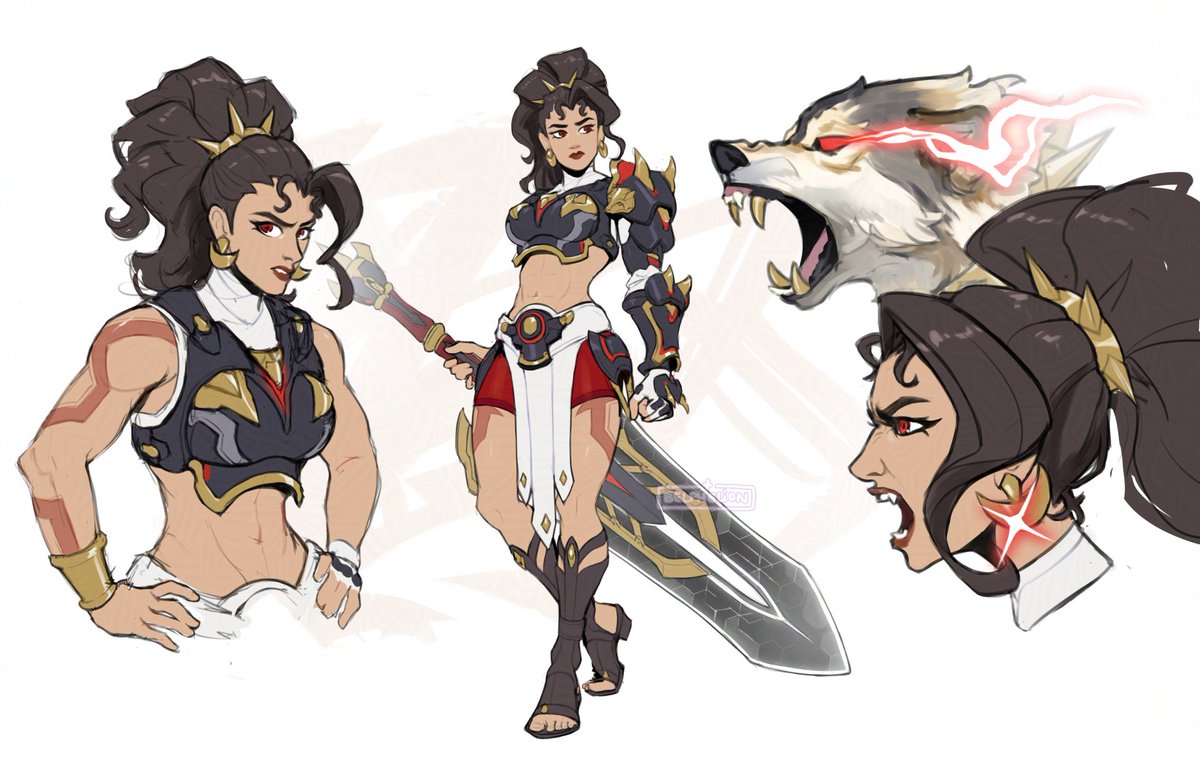 this wolf doesn't bite back, she bites first ✦ #overwatch #Overwatch2fanart #vendetta