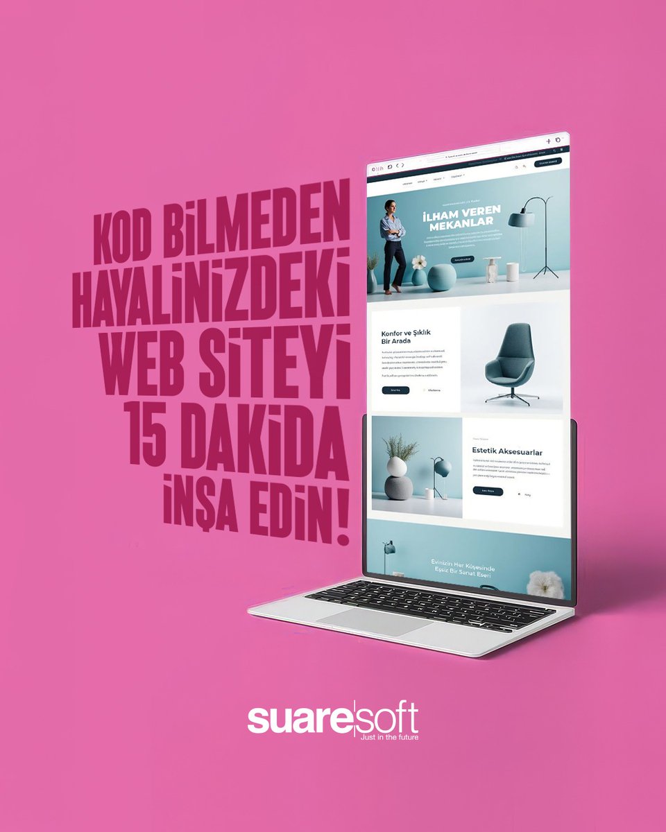 SuareSoft's tweet image. ❌ Bekleme Süresi: ❌ Yüksek Maliyetler: ❌

Profesyonel Tasarım: ✅ 15 Dakikada Kurulum: 

Web sitesi kurmak işte bu kadar basit. Kod bilmeden harikalar yaratmaya başla! 🚀

Hemen İncele 👉 suaresoft.com/web-tasarim/

#WebDesign #Technology #Software #KolayWebSitesi #TrendTopic