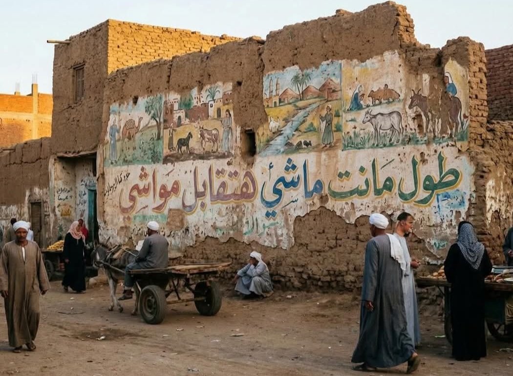 طول ما انت ماشي 
هتقابل مواشي ✋️✋️