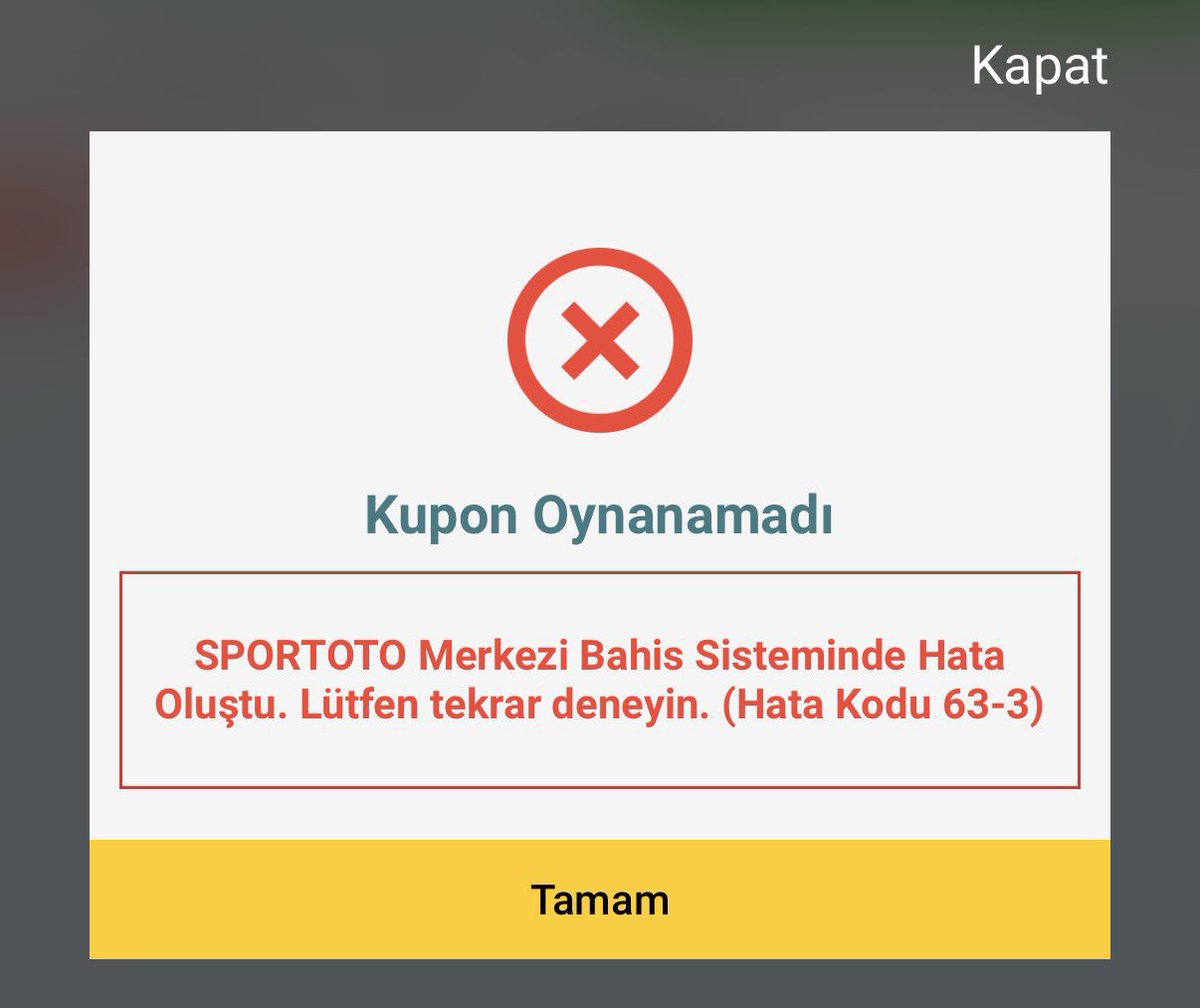 Şikenin kralını yaptılar 🚨‼️

Nesine de Fenerbahçe kazanırsa bahis oynatmadı devre arası. Belliydi kazanacağı 

<a href="/TFF_Org/">TFF</a>  Bunu araştır önce !!!!!

#ÇRSvFB