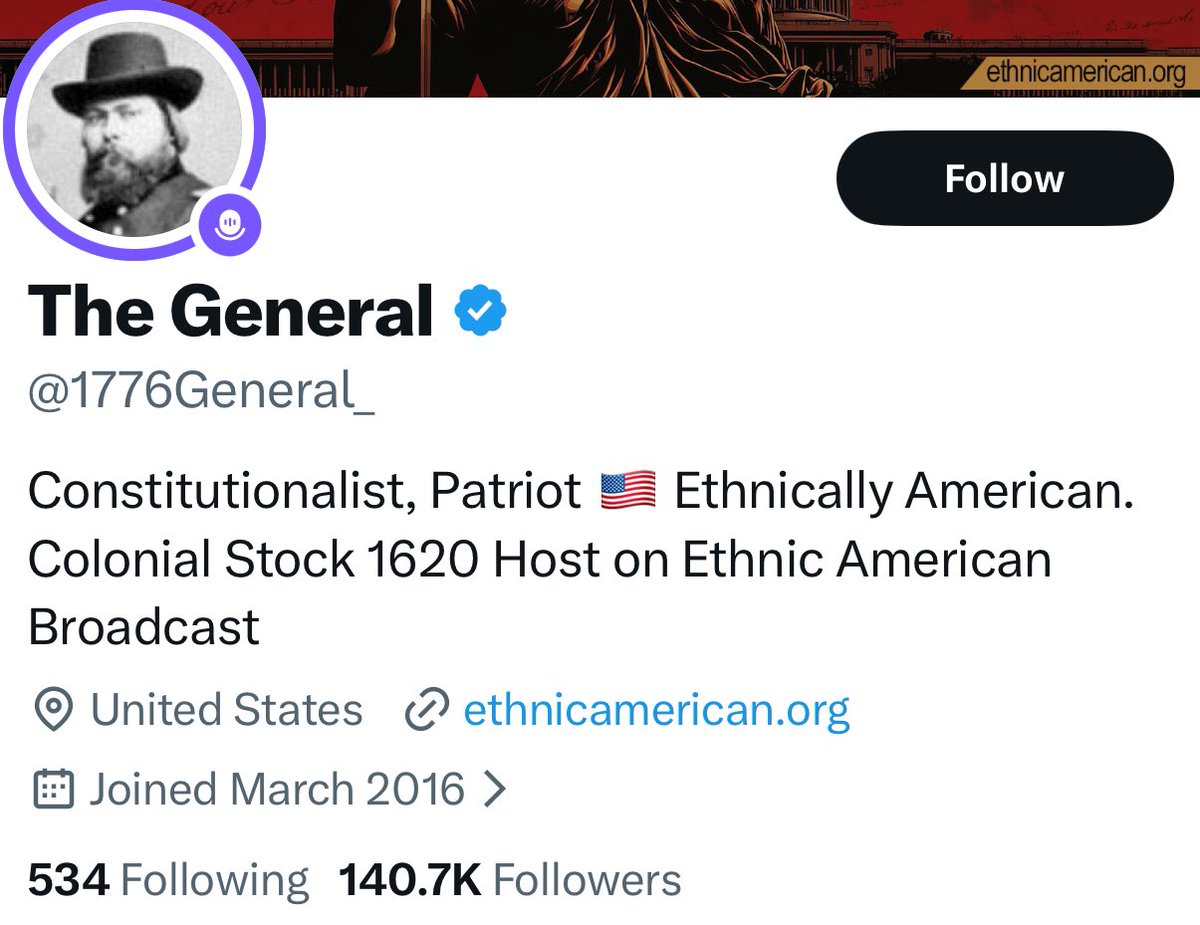 “Ethnically American” and “Colonial Stock” news account “The General” (<a href="/1776General_/">The General</a>) revealed to be based in Turkey.

Follow: <a href="/AFpost/">AF Post</a>