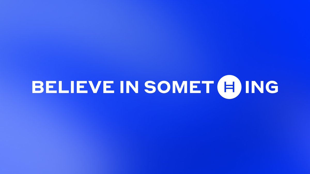 HederaFndn's tweet image. Believe in somet(Ħ)ing.