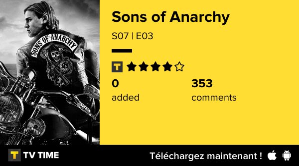 bipbip43's tweet image. #SonsOfAnarchy 
tvtime.com/r/3dtTR