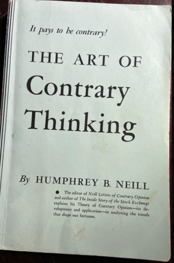 "When everybody think alike, Everyone is likely to be wrong."

This book by Humphrey B. Neill is a favorite of mine for many years.

It helps investors think independently without being influenced by market forces.
