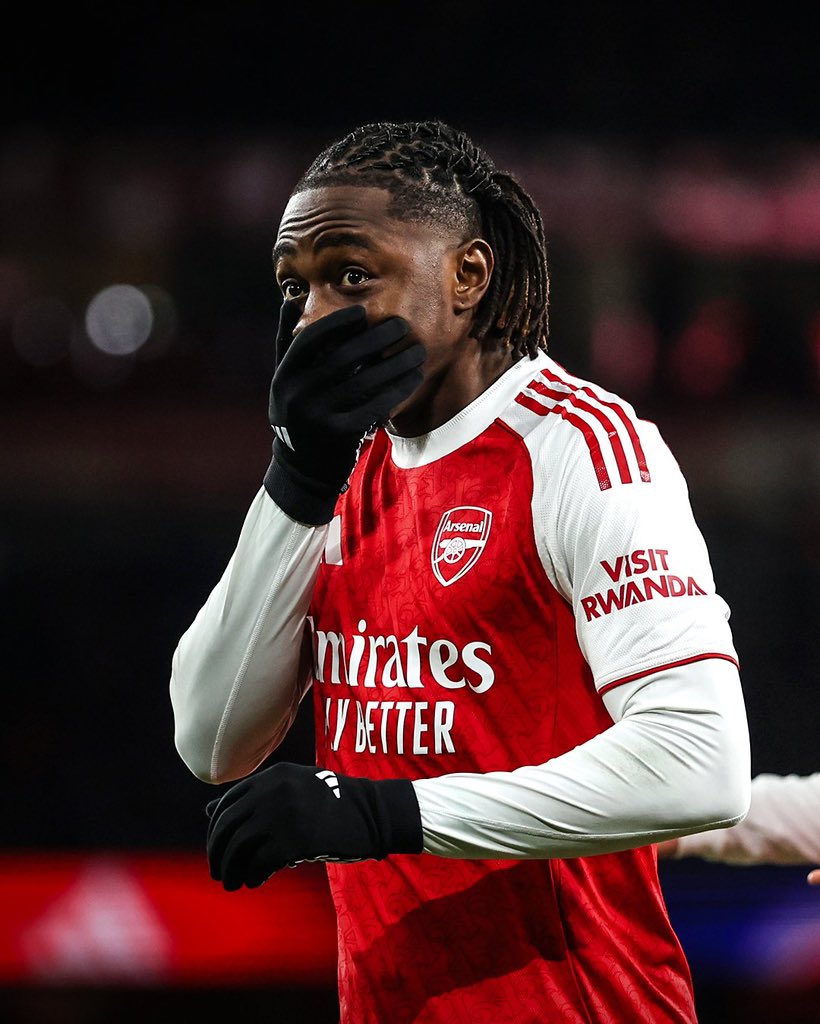 onyekaonuora's tweet photo. Hat trick hero, Eze!!! Adding salt to the injury of dumping Tottenham for  @Arsenal. A true gunner!  #NLD https://t.co/YVPHg0QdHU
