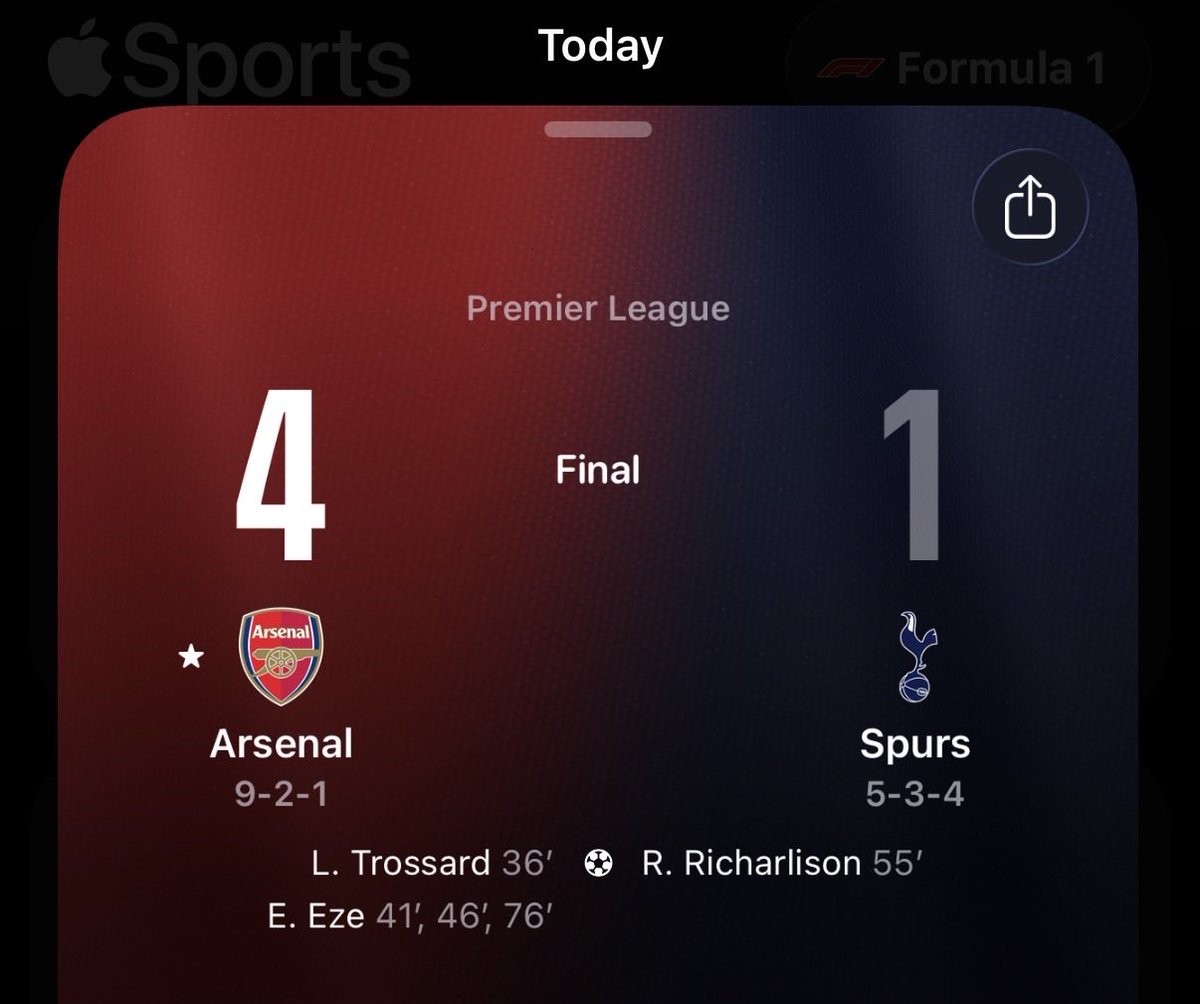 A hat-trick by Eze against Spurs. I hadn’t smiled this big during a football match in a while.
