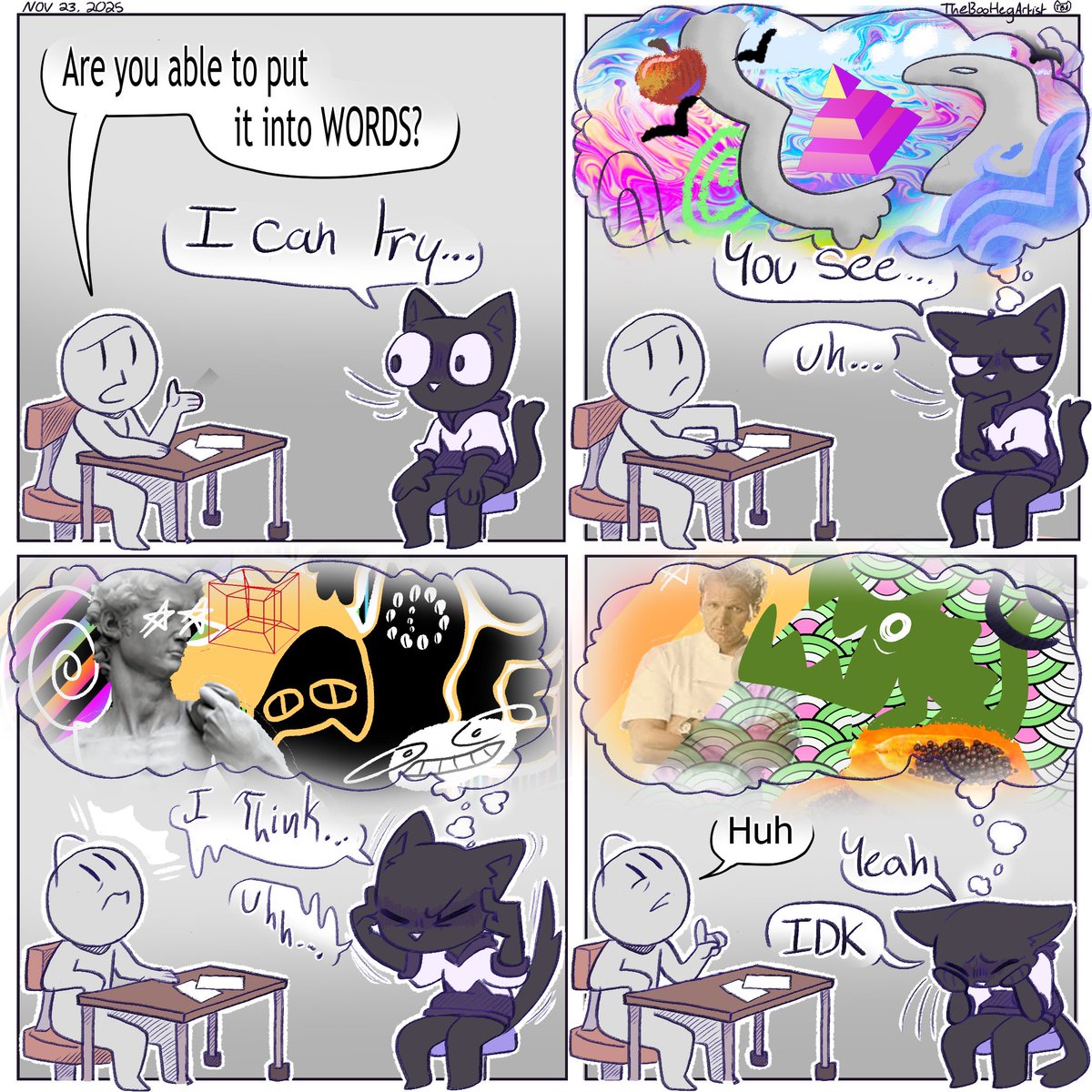 Words are hard

#comic #doodles #anthro #Abstract