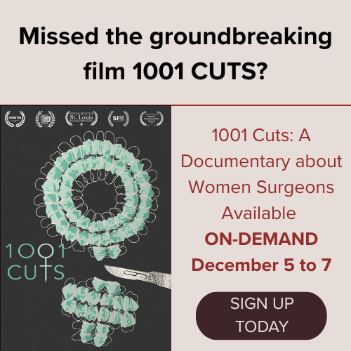 AMWADoctors's tweet image. Missed the groundbreaking film 1001 CUTS? We'll be screening the film again on demand in December. Sign up here! vist.ly/4fpkm

AMWA-MWIA FILM SCREENING:
 1001 Cuts: A Documentary about Women Surgeons
Available ON-DEMAND December 5 to 7

Bias in medicine is often…