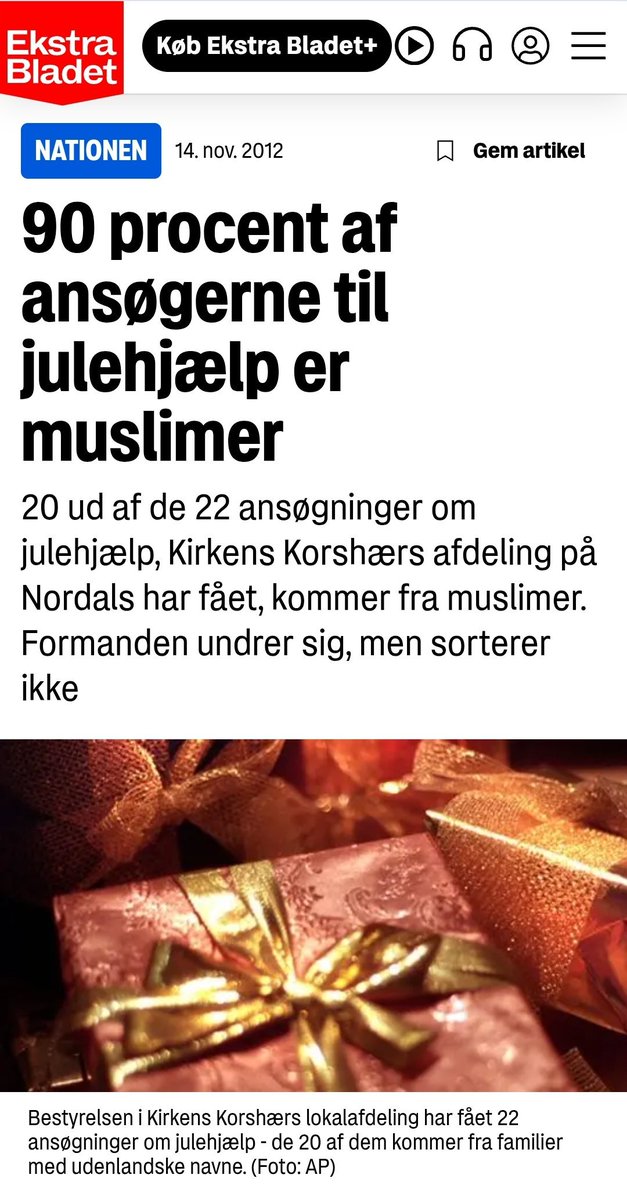 PeterRa58783464's tweet image. Forudsigelse: Julehjælpen bliver multikulturens næste offer. Ingen gider i længden være til grin og levere julehjælp til muslimer, der ikke holder jul, og som sælger den videre, eller kasserer alt det, der ikke er halal.
#dkpol