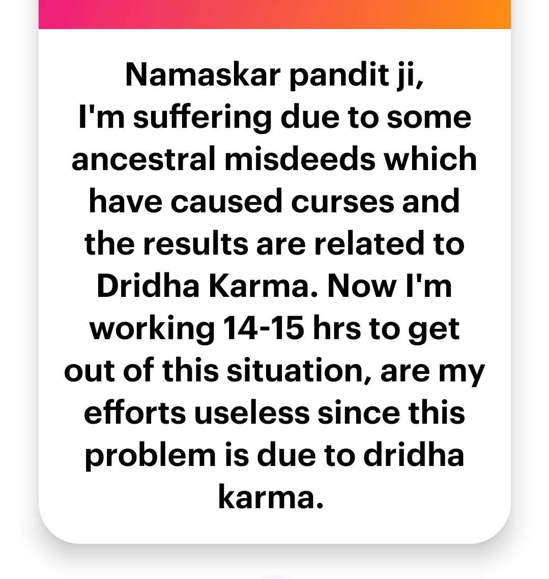 VEDANJANAM's tweet image. We suffer because of the results of our own actions and we can come out of the same only with our own actions. The first step is to stop blaming the ancestors and start taking control of your life.
