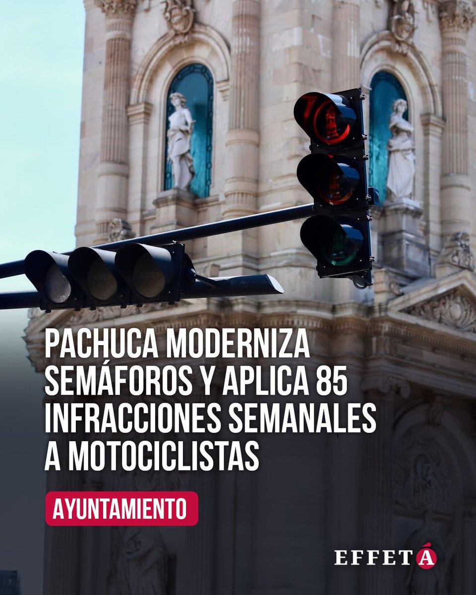 effetainfo's tweet image. 🚦🔧 En Pachuca se infracciona a 85 motociclistas por semana como parte del programa Moto Segura.

Nota completa ⬇️
effeta.info/?p=180717

#Pachuca #Tránsito #MotoSegura #SeguridadVial #Semáforos #Hidalgo #Infracciones