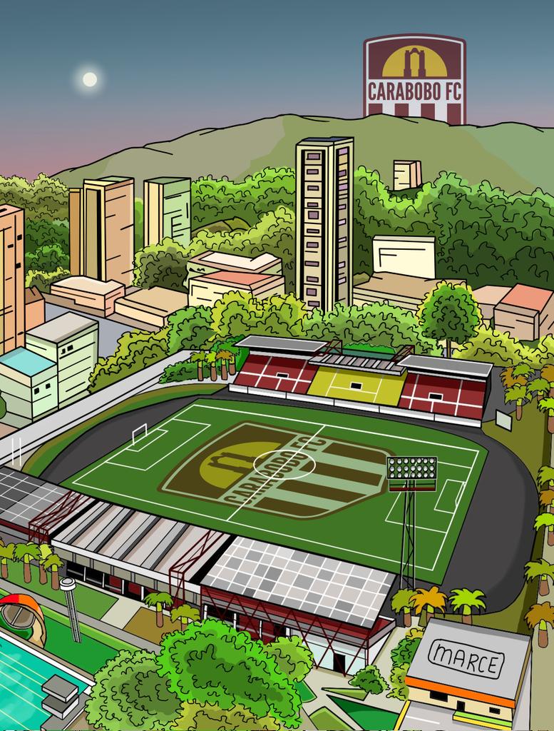 Polideportivo Misael Delgado, casa del @carabobo_fc el equipo de nuestro estado, el GRANATE. Hoy se estará disputando en este escenario la final del Torneo Clausura del Fútbol Venezolano contra Academia de Puerto Cabello. VAMOS CARABOBO.  
Marce.-
#fútbol #estadio #carabobofc