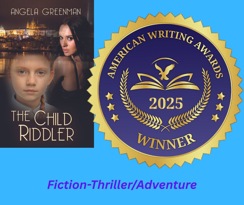 AngelaGreenman's tweet photo. Woke up this morning to learn...so excited and honored! @realAWAwards @bellabooks #bookstagram  #thrillerbooks #ActionThriller #BookTwitter https://t.co/A44mtzWCB5