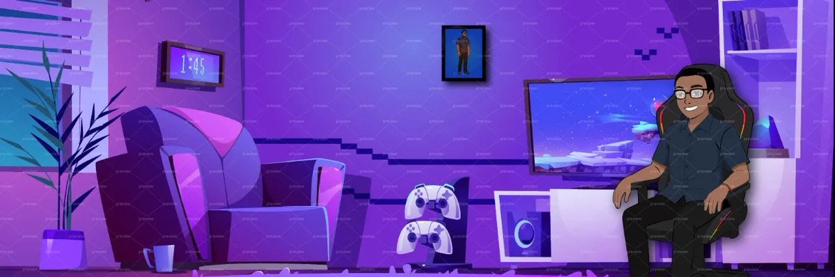 _heywinne's tweet image. Custom OC + Cozy gaming scene banner for my client &quot;Drongobee&quot; 💜

Loved bringing his personality to life, projects like this remind me why I adore designing.
#winneart

#CustomOc #Vtuber #VTuberAssets #VtuberEN #Vtuber推し探しにどうぞ #Vtuber準備中 #streamer  #holoen