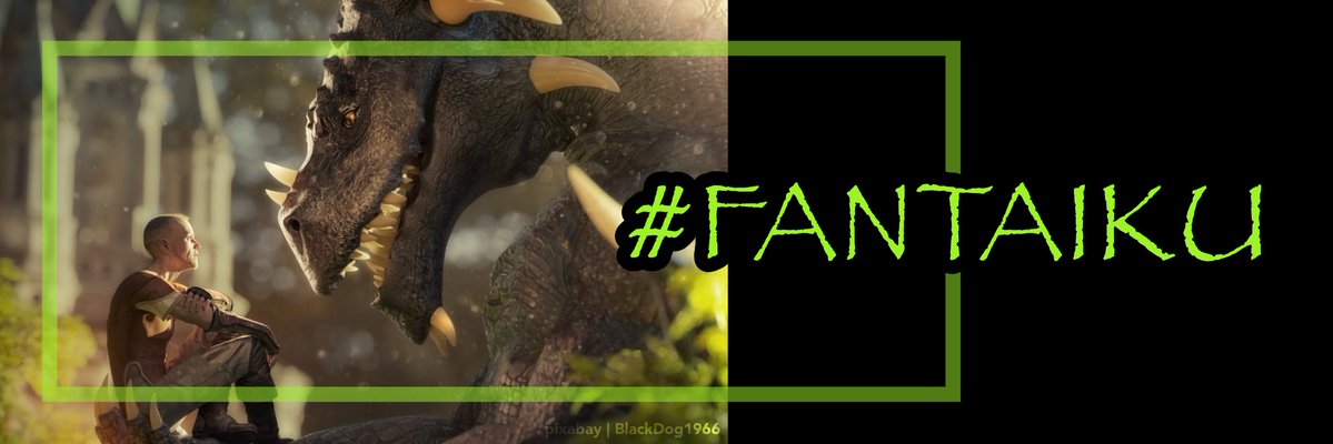 ayisi_yaw's tweet image. Good day, Everyone!
#Fantaiku prompt word for this week is...

MAGIC

✨  🪄  🔮  🌀  🌟  🌙  🧿  💠  🐇  🎩  🃏

Craft a fantasy themed piece with any form of the word.
Thank you!

pic credit: @AlanVMichaels on bsky

#haiku #senryu
#poetrycommunity 
#WritingCommmunity