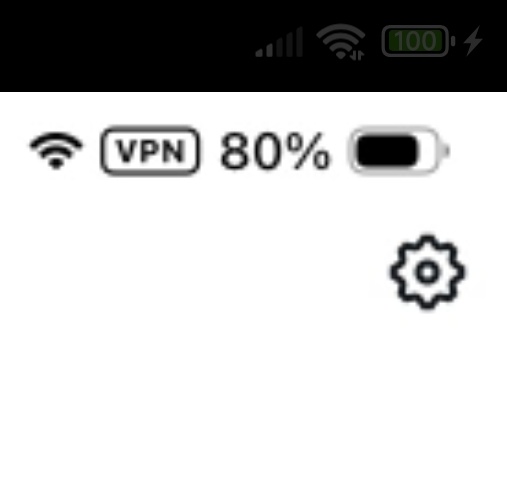 BillyNoMates's tweet image. However your own screenshot says you do, up at the top right, see it, next to your battery percentage. 👍🏻