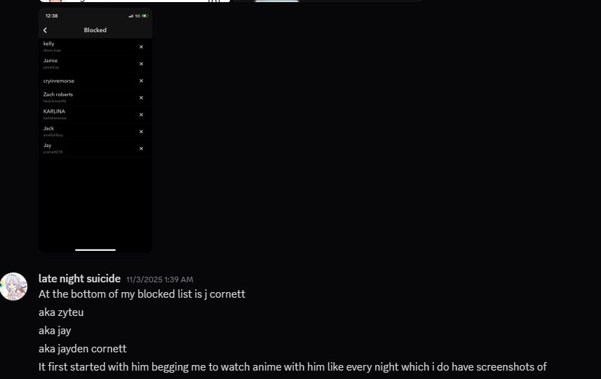 m9rcoo's tweet photo. Not gonna say much, just wanna put these out here and say that I didn’t know Jay/Zyteu very well after our days on SWMG and I quit playing ow but hopefully he gets the mental help he needs and the girls continue coming forward and stand together against freak shit like this 1/2 https://t.co/PQD6MJLSOM