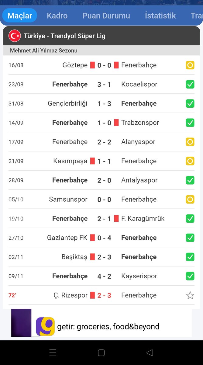 Yatacak yeriniz yok her maç kırmızı kart!!! #ÇRSvFB