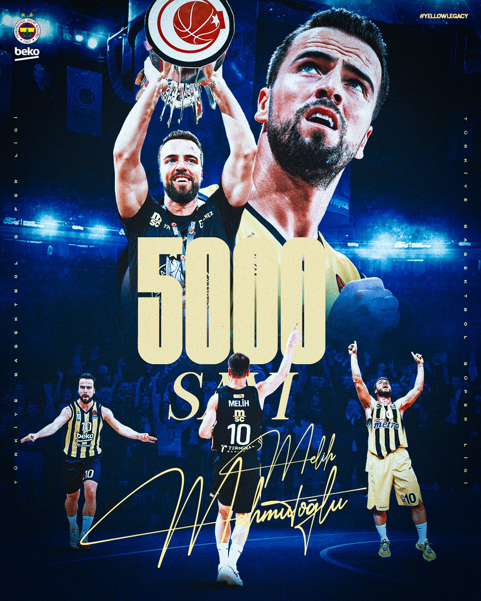 Kaptanımız Melih Mahmutoğlu, Bursaspor Basketbol karşısında ürettiği sayılarla Türkiye Basketbol Süper Ligi'nde 5️⃣0️⃣0️⃣0️⃣ sayı barajını aşıyor!

Tebrikler Kaptan! 👏💛💙
<a href="/melihmahmutoglu/">Melih Mahmutoğlu</a> 

#YellowLegacy