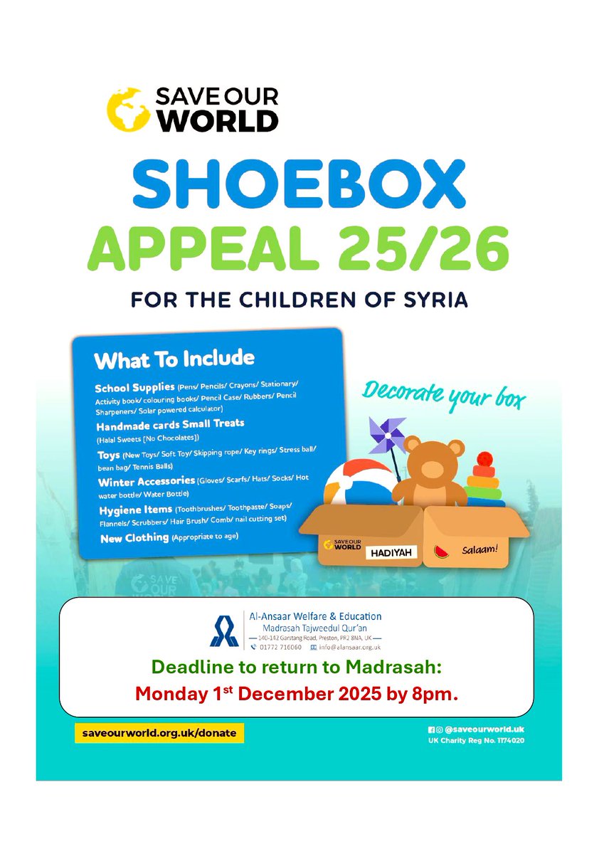 Al-Ansaar Preston UK tweet media