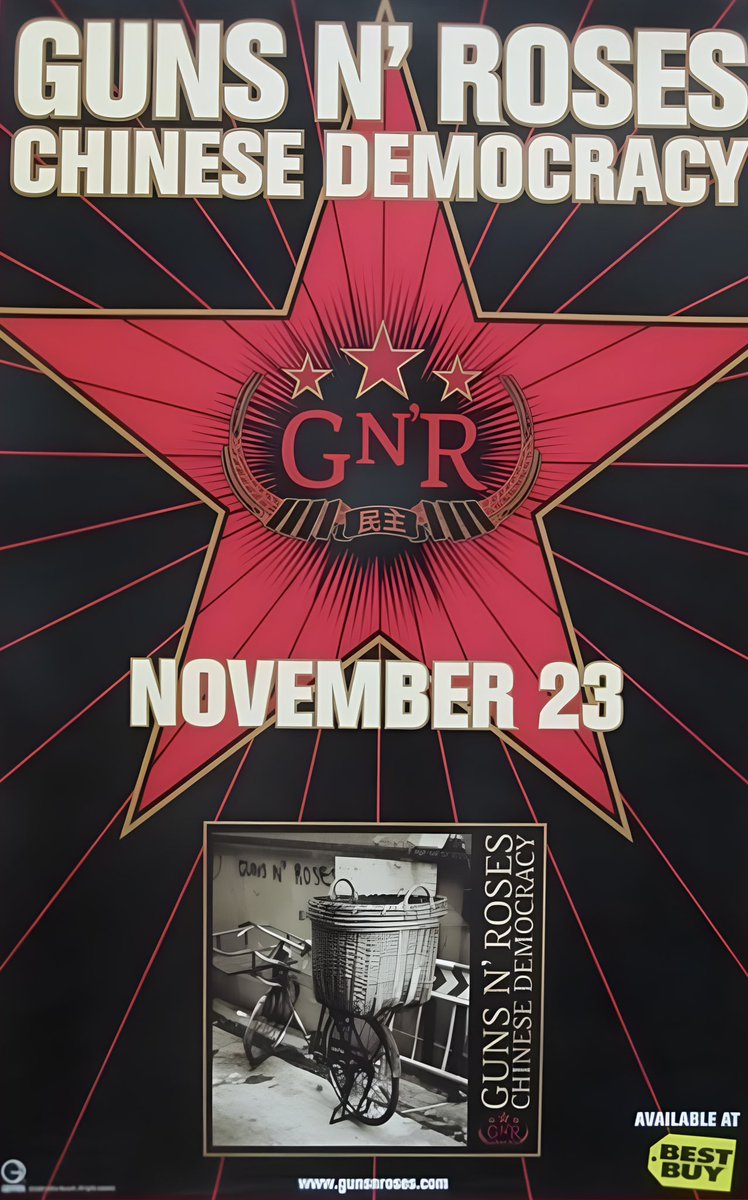 November 23rd 2008 𝐆𝐮𝐧𝐬 𝐍' 𝐑𝐨𝐬𝐞𝐬 released the GREAT