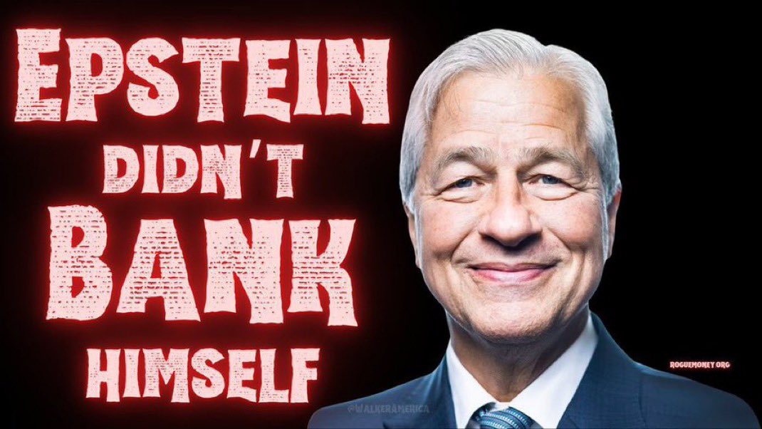 WalkerAmerica's tweet image. It’s insane that they’ll send you to prison for writing open-source code but if you explicitly and knowingly launder money for Jeffrey Epstein’s human trafficking / blackmail operation your bank just pays a small fine as a cost of doing business…