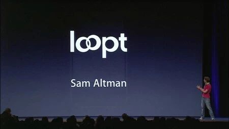 compudemano's tweet photo. Mucho antes de ChatGPT, Steve Jobs ya 'fichó' al joven Sam Altman en una keynote de Apple https://t.co/n4nUqLtkOA https://t.co/kA5r7C1wPr