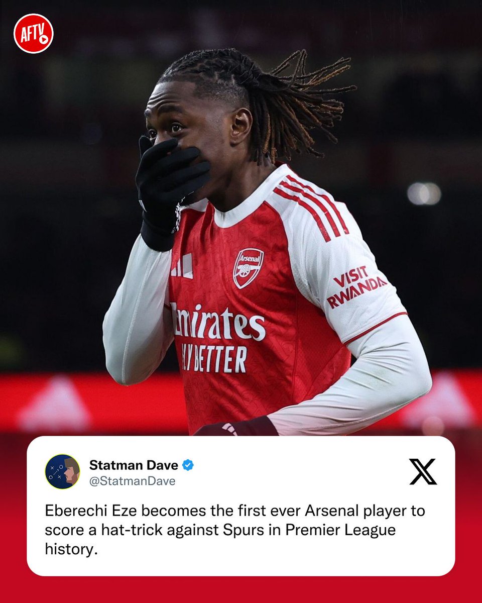 𝐇𝐢𝐬𝐭𝐨𝐫𝐲 𝐦𝐚𝐝𝐞 ⚽⚽⚽ 

And it's even sweetier when it's against Spurs! 😂