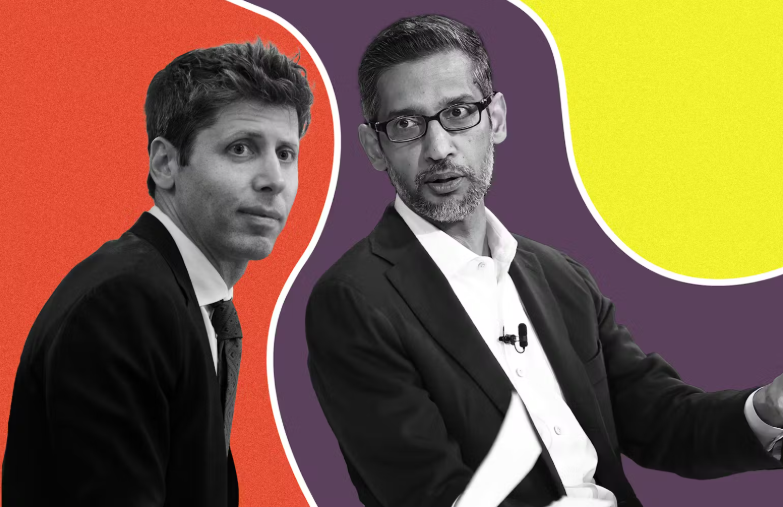 Altman vs Pichai graphic