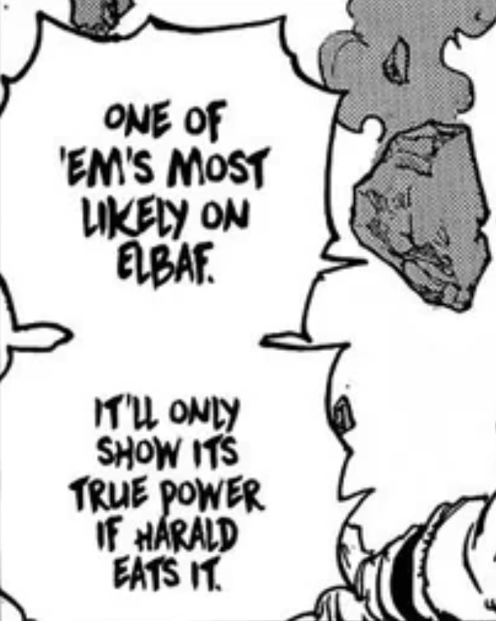 #OnePiece #OnePiece1166

Rocks told Loki that if anyone is Nika, it's Harald. Nika, possibly one of the Devil Fruits Rocks sought, was likely Elbaph's legendary fruit.

Harald died 14 years ago, and Shanks stole the fruit from the World Government at least 12 years ago.