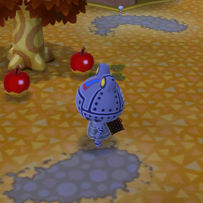 LSoulrise's tweet photo. Did you notice my robot? I built him with a special battery pack on his back so he won't run out of power! 🤭

This is one Camp Caretaker that can work all day and night! 😄
#Ribbot
#ACPC #PocketCamp #AnimalCrossingPocketCamp https://t.co/msFRkvoAtp