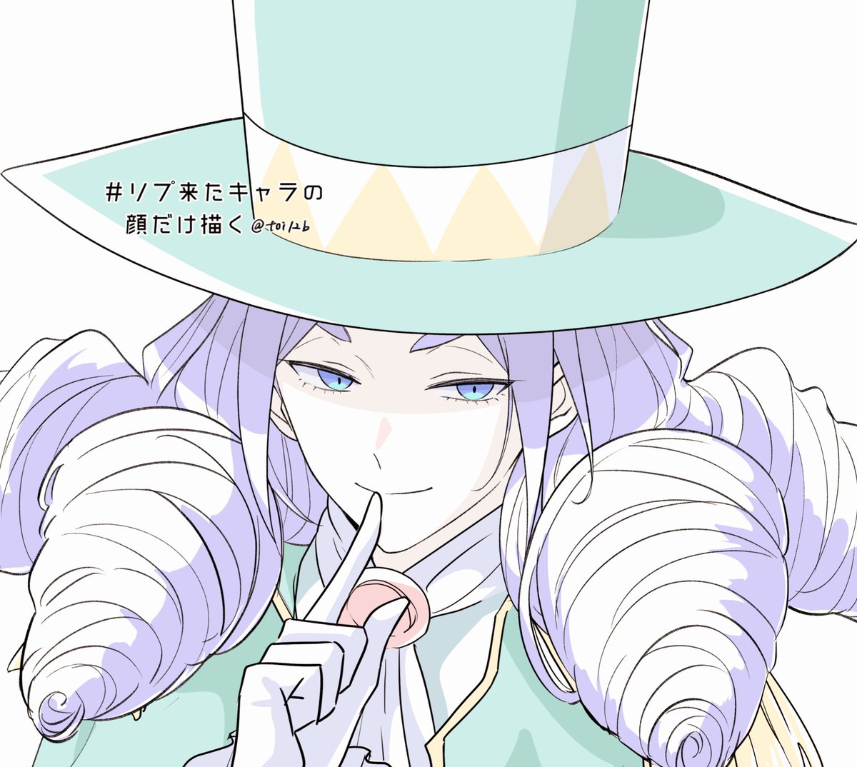 # リプ来たキャラの顔だけ描く
デボイさんです！ありがとうございました！🎨