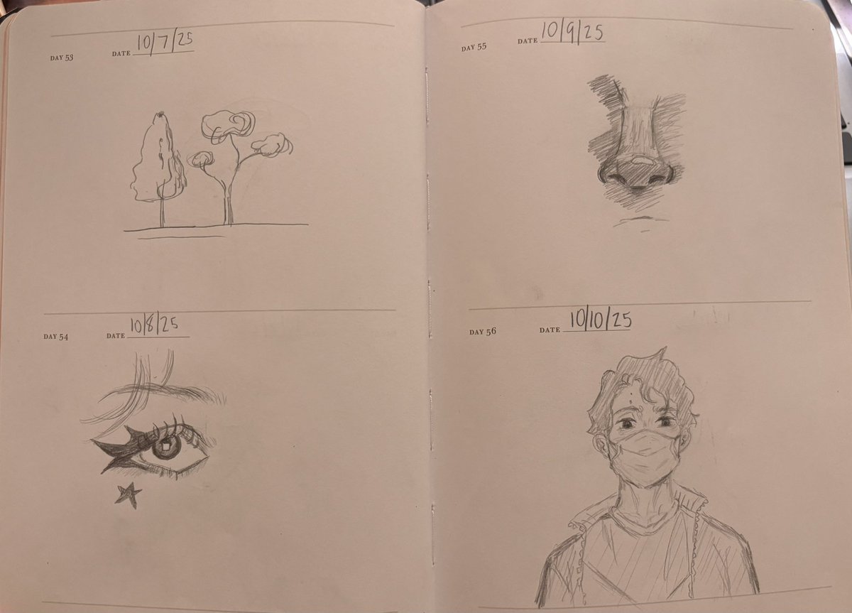 butchkyuu's tweet image. daily sketch journal dump cuz i want to post more art here :3