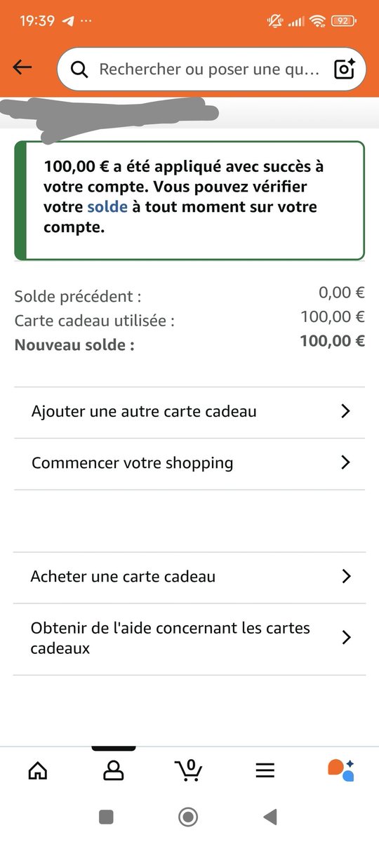 chicxruby's tweet photo. Même quand je suis pas dispo, je suis toujours dispo pour recevoir une CC Amazon 🤭 https://t.co/o8BNDwWcPn