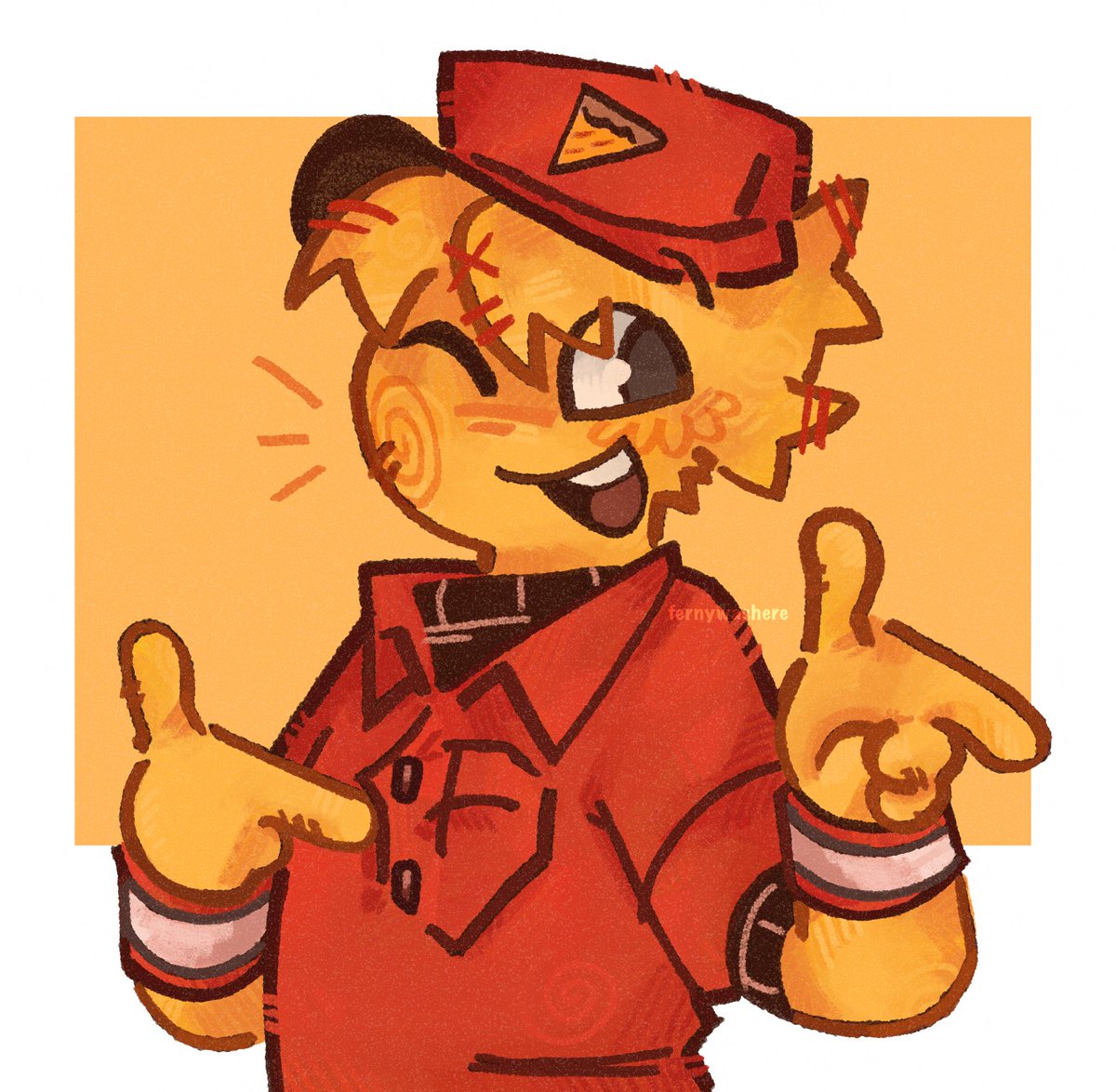 fernywashere's tweet image. #elliot #workatapizzaplace (#forsaken)