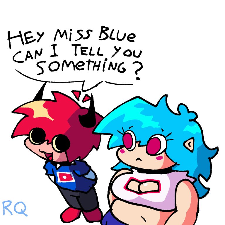 Clover x Skyblue comic 💖 Bold imp (1/5) #Skyblue #FNF