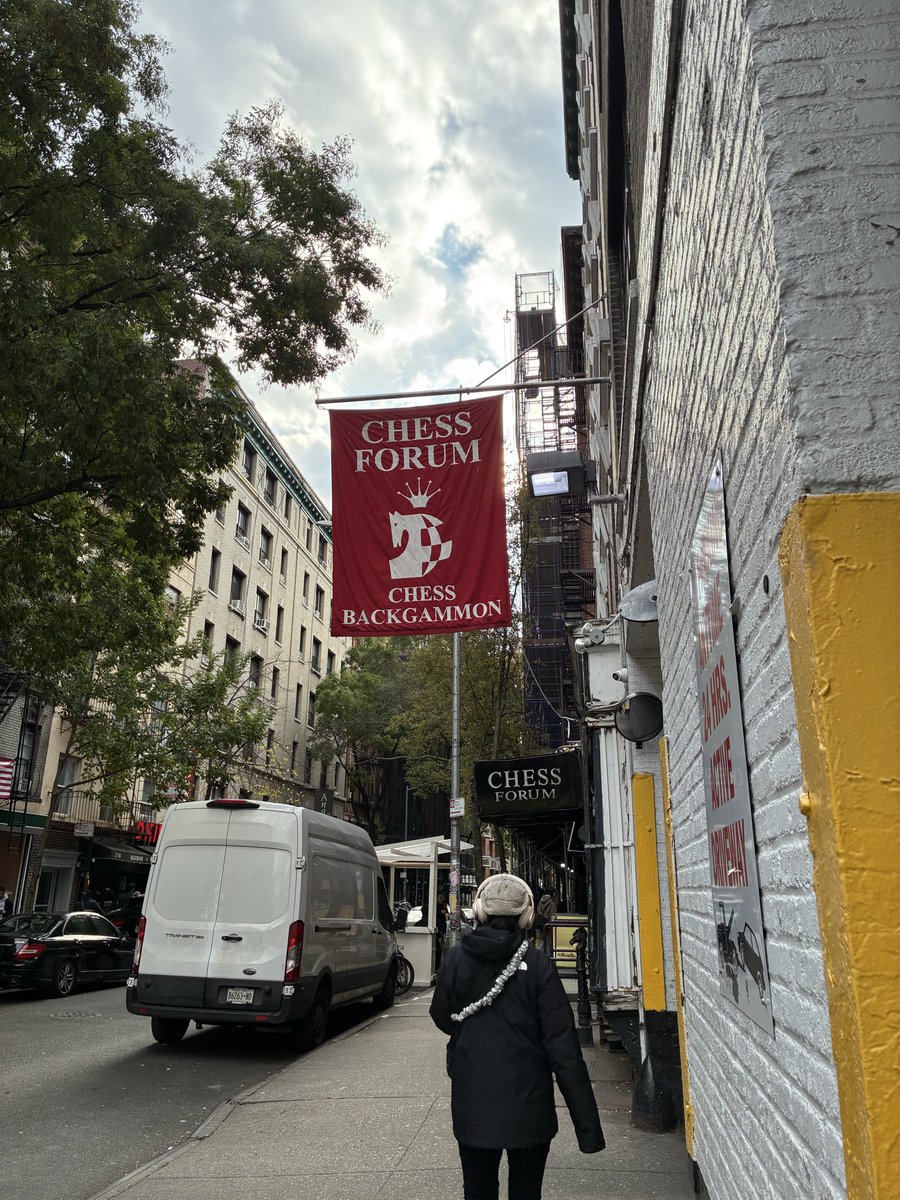 bradthechimera's tweet photo. Very excited to be doing an event for SPY’S MATE at Chess Forum in NYC! https://t.co/7PNVo5coje
