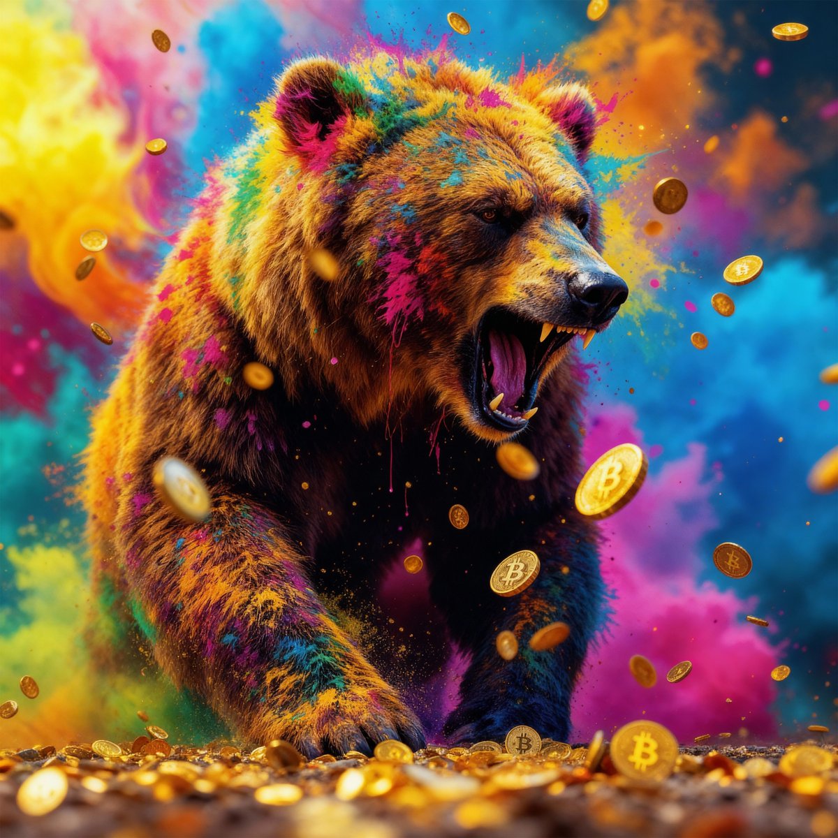 BarkCanvasNFT's tweet photo. Hello #SplatterLegions fam !!!
Market are testing our nerves and the #MarketCrusher has joined the #Legions !!!
He also comes with a 🎁from #SLEM !!! Join us and enter the #ColorChaos vibes !!!
#SLEN 189 @ 0.012 $ETH https://t.co/wB6EM8SDYg
1/1 #NFT #NatureNFT #AnimalsNFT #Bear #BearMarket #Havenofear #EchoesofNature #ColorChaos #Market #MarketCrusher