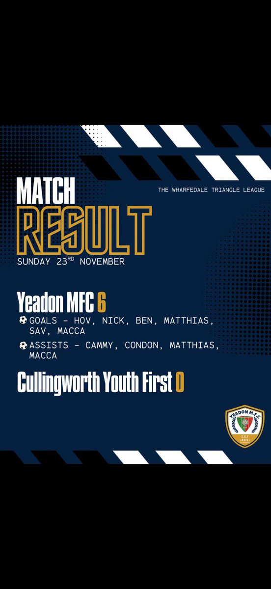 Yeadon MFC tweet media
