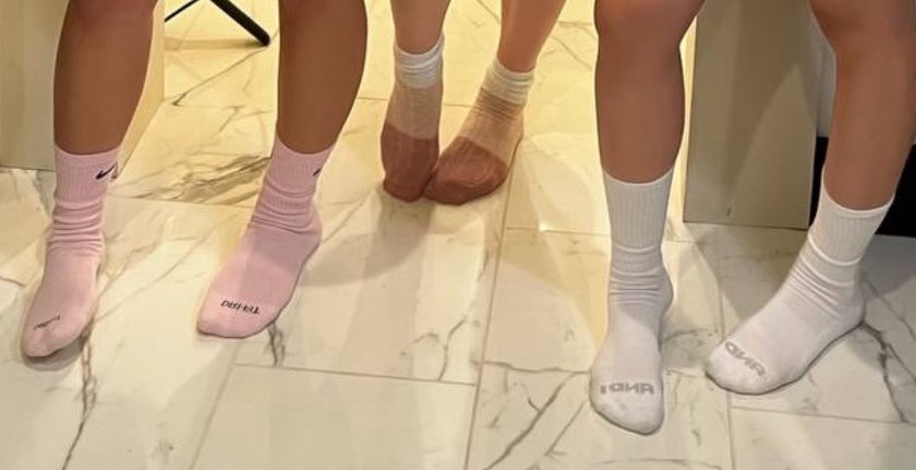TheMissElixir's tweet image. Aishah Sofey, Summer Iris &amp;amp; Sophie Rain’s socked feets 🤭🧦 who’s ur fav? 
#bophouse #socks #feet #sophieraiin #aishahsofey #SummerIris #celebrityfeet