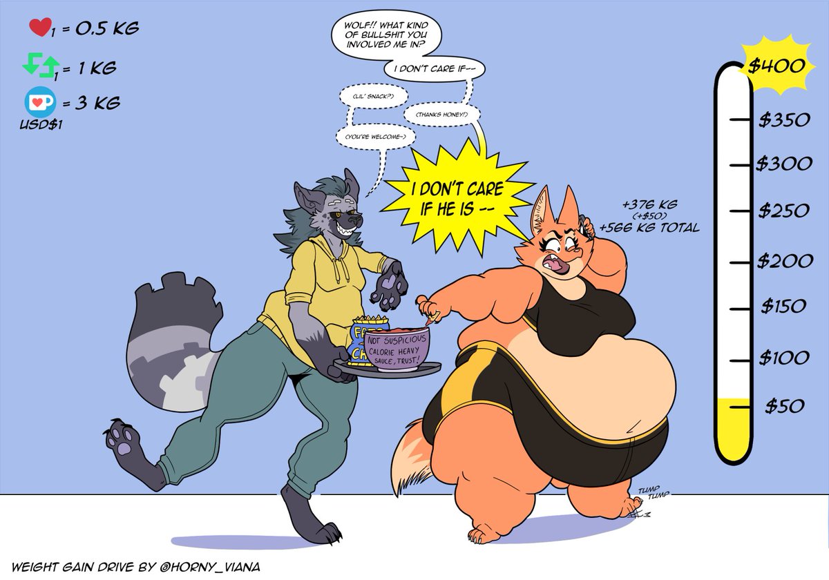 Diane Weight Gain Drive (feat. Tower)

It seems like the governor is having a breakdown, but well, nothing that a few snacks can't fix her mood

You can do a feat in the drive by donating $40 :D

ko-fi.com/hornyviana