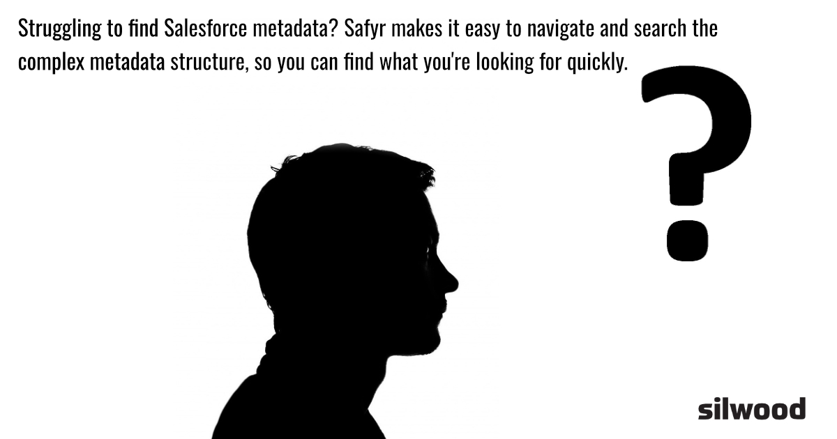 Silwood_Safyr's tweet image. Struggling to find #Salesforce metadata? Safyr makes it easy to navigate and search the complex metadata structure, so you can find what you&apos;re looking for quickly. #MetadataDiscovery ow.ly/aREH50WIhnM