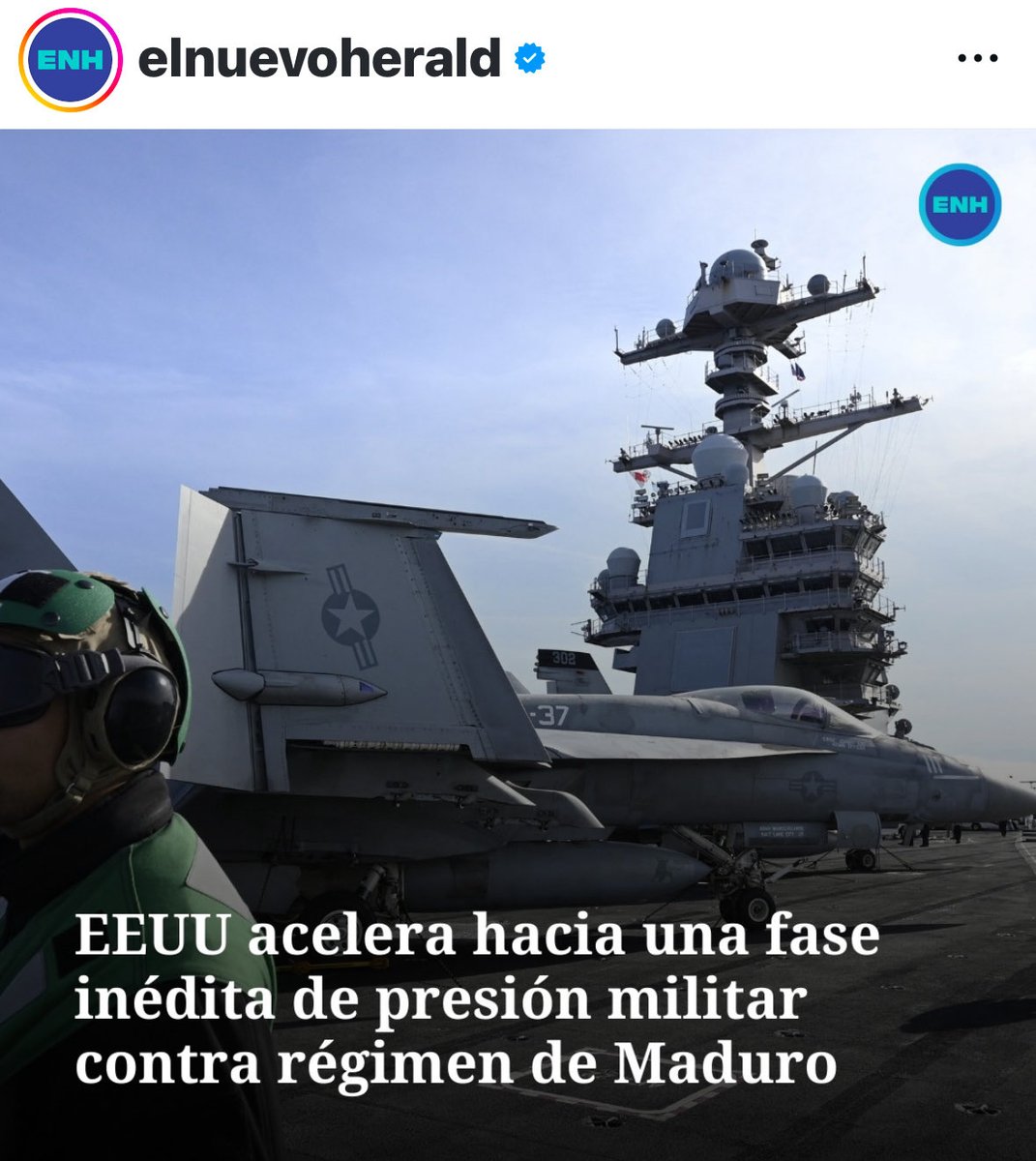 A partir de mañana 24 de noviembre, el Cartel de los Soles o actual gobierno ilegal de Venezuela  se considerará como organización terrorista extranjera (FTO) y le dará licencia a Trump para extraer, como sea, a Maduro y sus generales compinches.

Noticia en desarrollo….