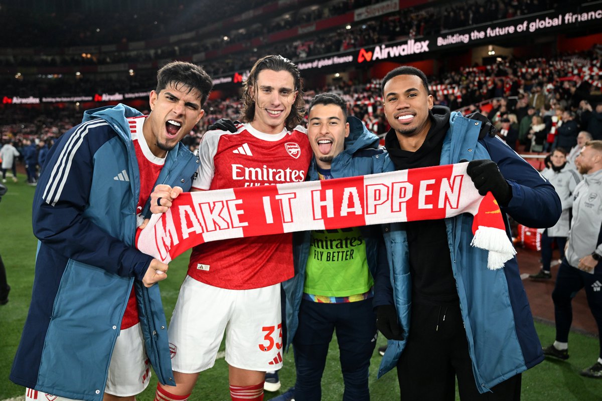 Arsenal's tweet image. Built for big moments.
