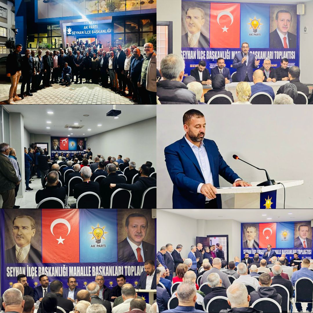 📍 AK Parti Seyhan İlçe Başkanlığı

Kasım Ayı Merkez Mahalle Başkanlarımız Toplantısını, milletvekilimiz Sayın Abdullah Doğru, İl Teşkilat Başkanımız Mustafa Akgedik, İl Yerel Yönetimler Başkanımız Hasan Dönmez, İl AR-GE Başkanımız İslam Bünül ve meclis üyelerimizin