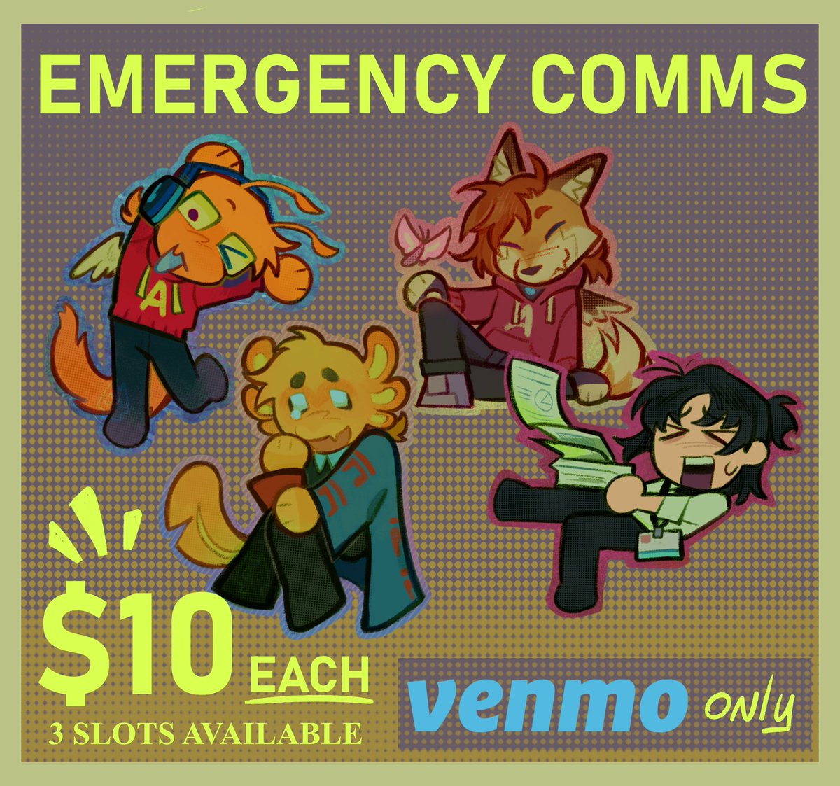 Opening 3 slots to help my friend!