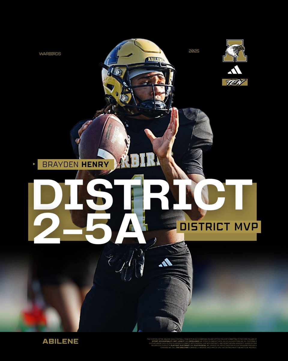 Abilene Eagle Football tweet media