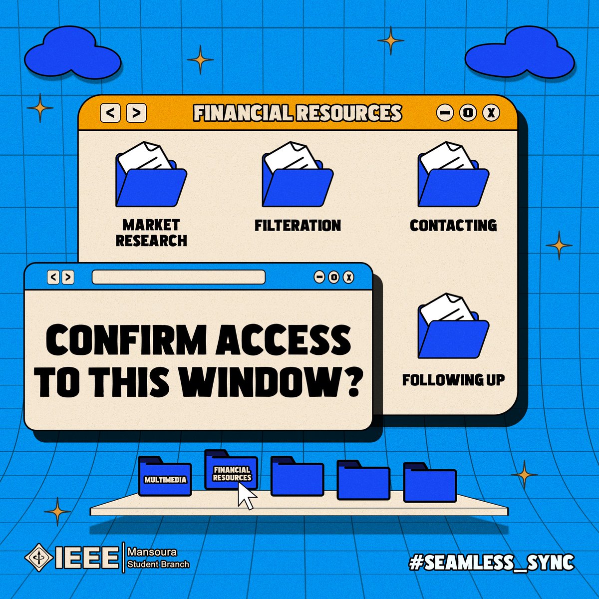 IEEEManSB's tweet image. The “Financial Resources “ committee scans the field through market research, filter and refine every option, initiate contact with precision, and follow up until the process reaches its final state.

Register now: mansoura.ieee.org/committees

#IEEE_ManSB
#IEEE_ManCSC
#Seamless_Sync