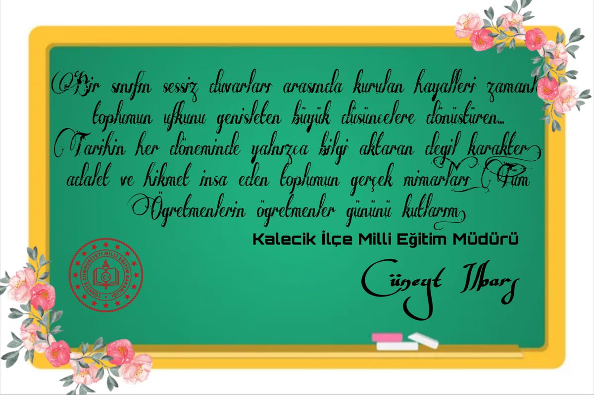 Bir sınıfın sessiz duvarları arasında kurulan hayalleri, zamanla toplumun ufkunu genişleten büyük düşüncelere dönüştüren…
Tarihin her döneminde yalnızca bilgi aktaran değil; karakter, adalet ve hikmet inşa eden toplumun gerçek mimarları: Tüm Öğretmenlerin öğretmenler gününü