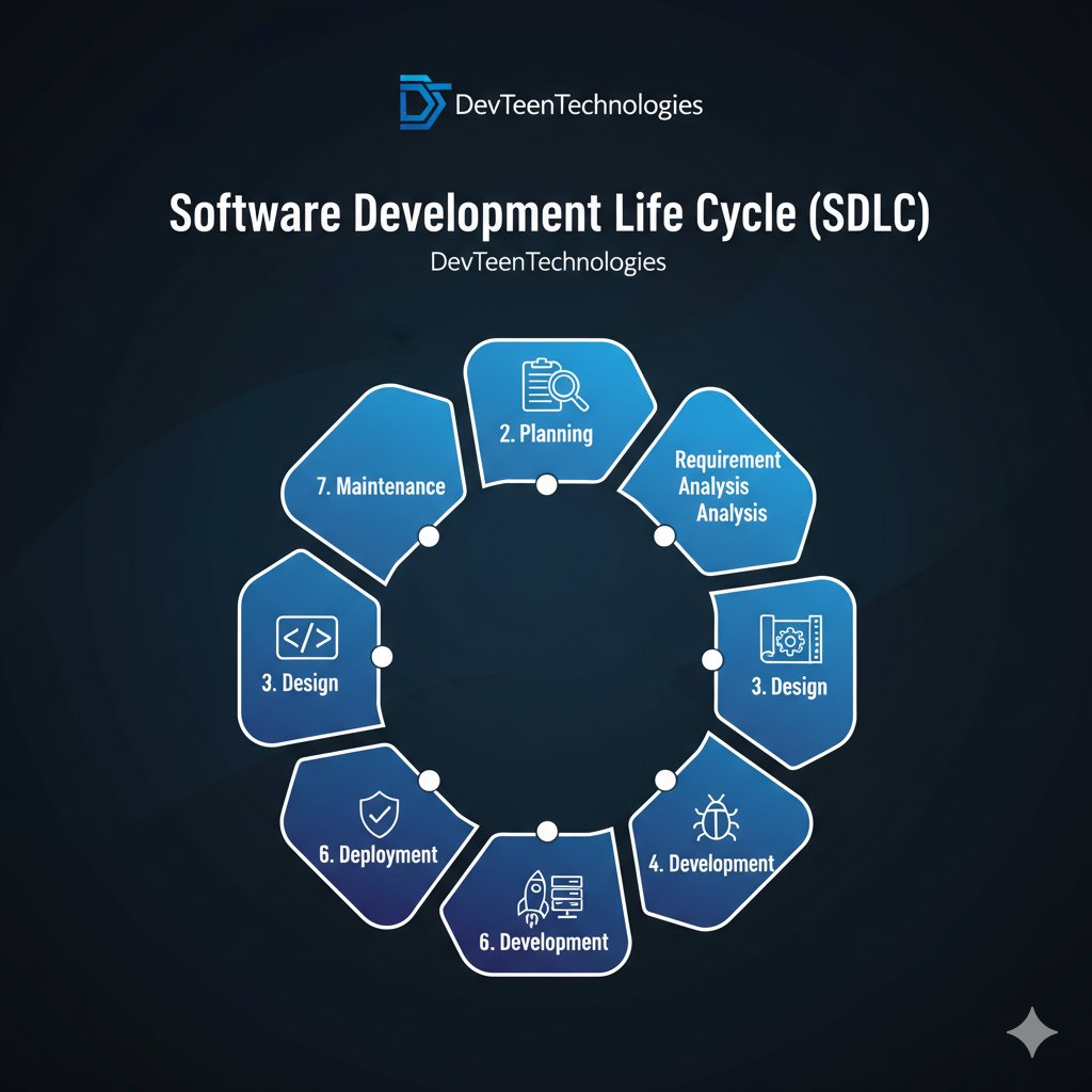 DevTeenTech's tweet image. 🚀 SDLC in action at DevTeenTechnologies!
We follow a clean, efficient process from planning to deployment to deliver high-quality software.
Check out our infographic 👇
#SDLC #DevTeenTechnologies #SoftwareDevelopment